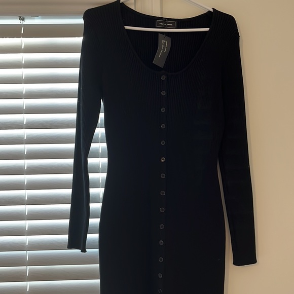 NWT Freda Marie long sleeve ribbed dress - Picture 2 of 7